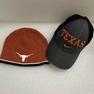 Longhorns beanie and cap